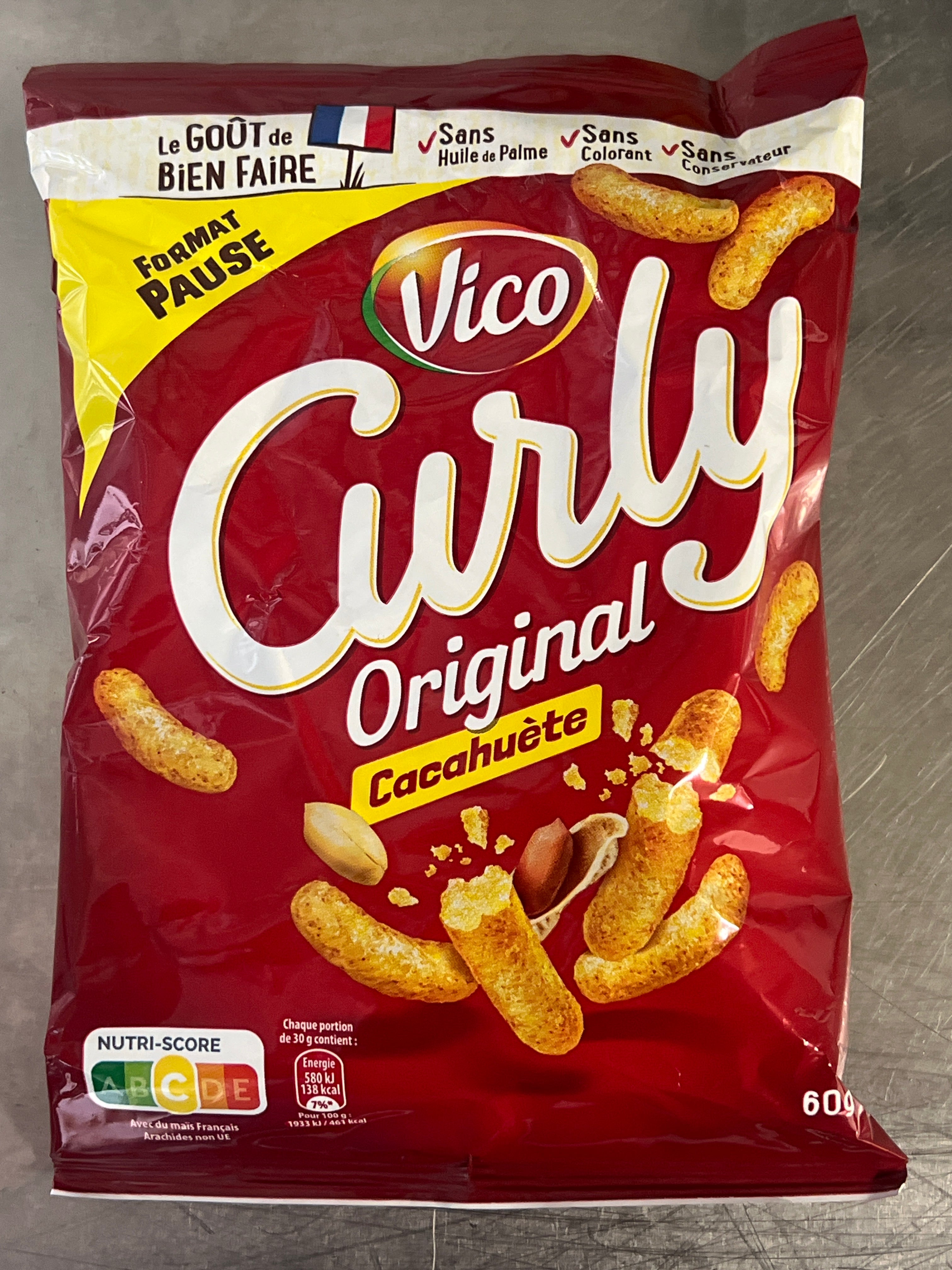 Chips curly original 60g
