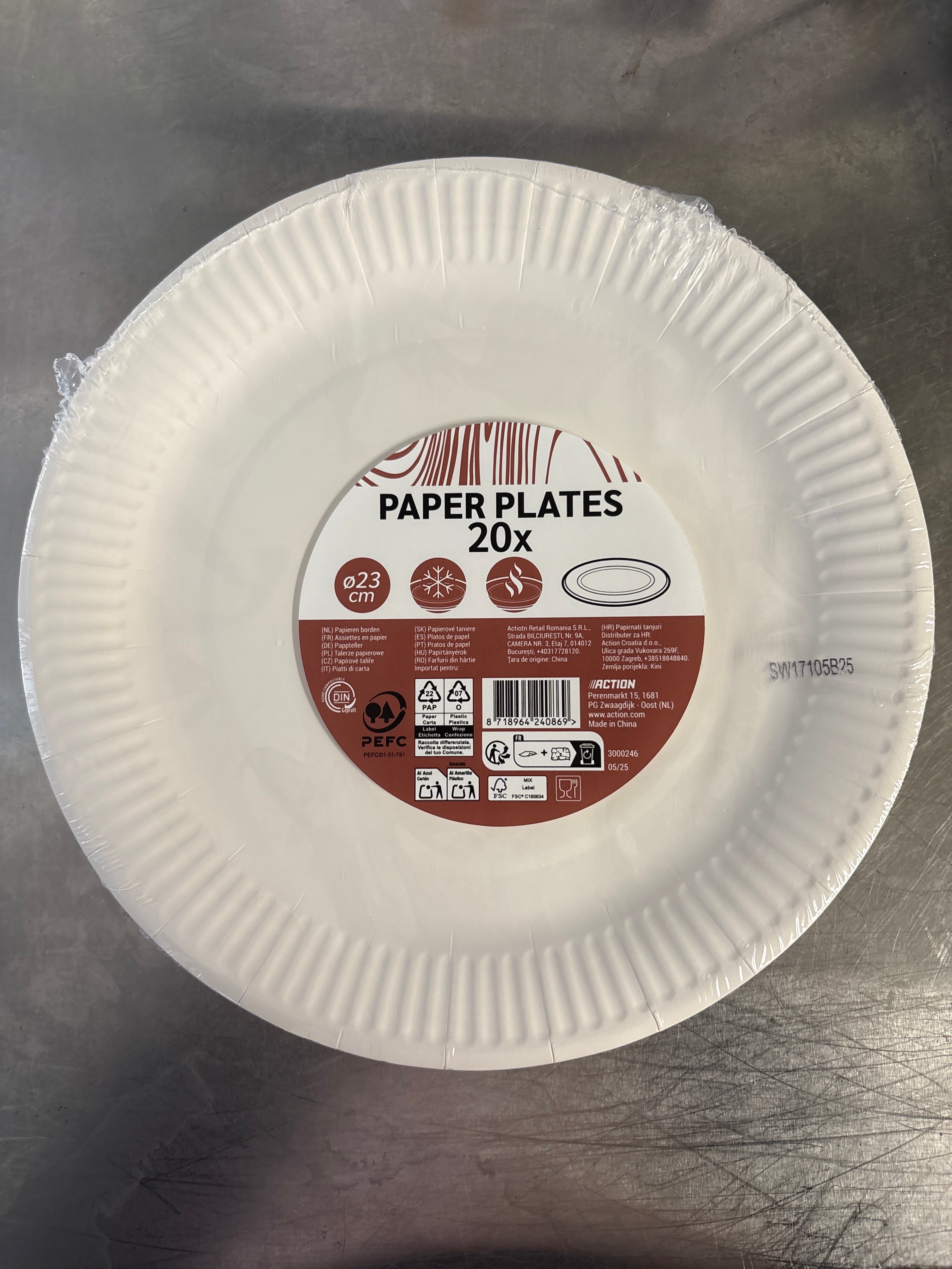 Assiette en carton plates x20