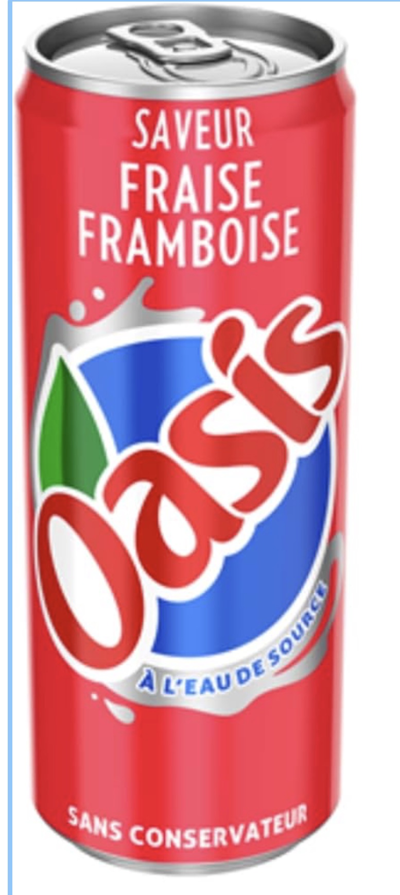 Oasis fraise framboise 33 cl