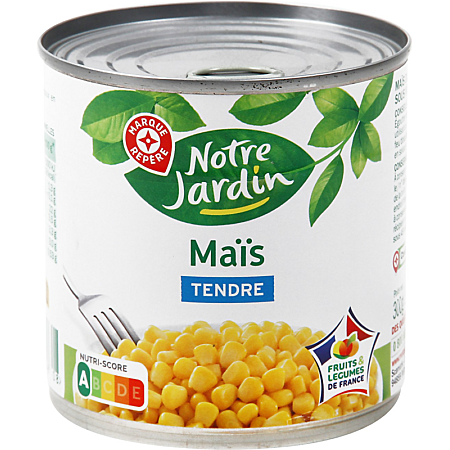 Maïs tendre 285g pne - NOTRE JARDIN