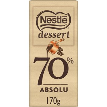Chocolat Pâtissier Nestlé Dessert : Noir 70% - 170g
