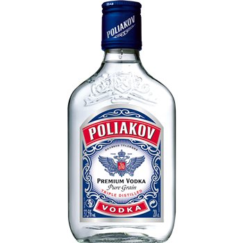 Vodka Poliakov Flask 37.5%vol - 20cl
