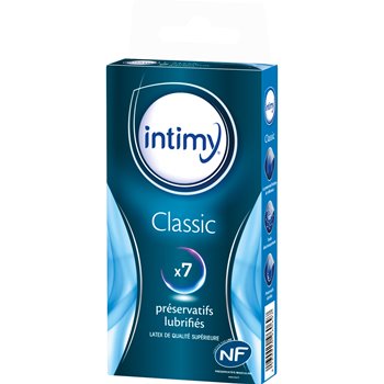 Préservatifs Intimy Classic lubrifiés - x7