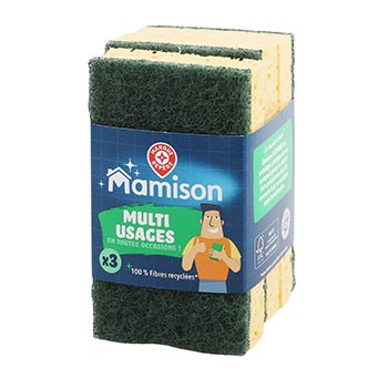 Eponges Multi-usages Mamison grattantes - x3