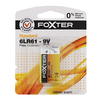 Pile Foxter 9V/6LR61 - x1