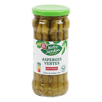 Asperges vertes Moyennes Notre Jardin - 185g PNE