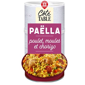 Paëlla Royale Côté Table Poulet, moule et chorizo 940g