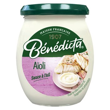 Sauce Aïoli Bénédicta - 260g