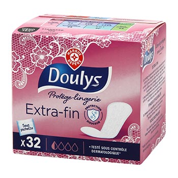 Protège-slips Doulys Extra fin - Plié - x32