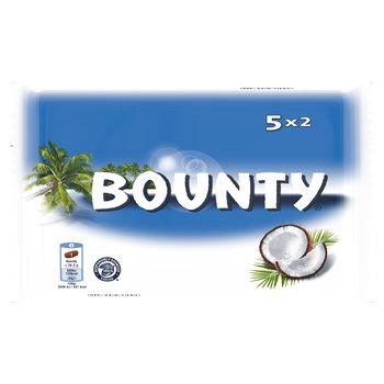Barres Bounty chocolat & noix de coco x5 - 285g