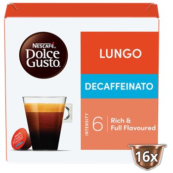 Capsules Nescafé Dolce Gusto Lungo Décaféiné - x16