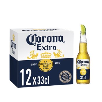 Bière blonde Corona 12x33cl