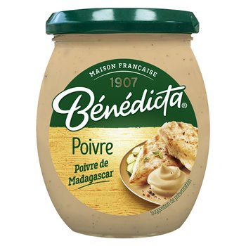 Sauce au Poivre Bénédicta - 260g
