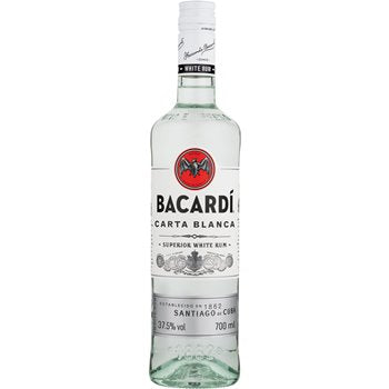 Rhum blanc Bacardi Carta Blanca 37,5° - 70cl