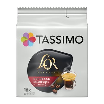 Café dosettes Tassimo L'Or Espresso Splendente x16