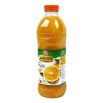 100% Pur jus d'orange Jafaden Avec pulpe - 1L