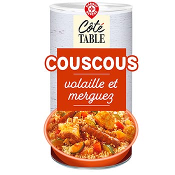 Couscous royal Côté Table Volaille et merguez 980g