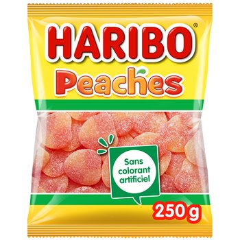 Peaches Haribo Sachet bonbons - 250g