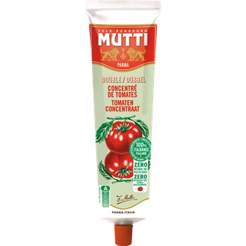 Double concentré de tomates Mutti zéro résidu - 130g