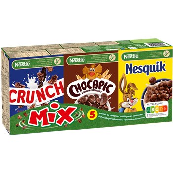 Céréales Nestlé Mix Chocapic, Lion, Nesquik x6