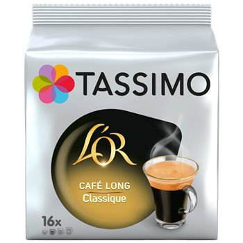 Café dosettes Tassimo L'Or Café Long Classique x16