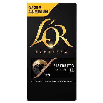 Capsules café L'Or Espresso Ristretto N°11 x10
