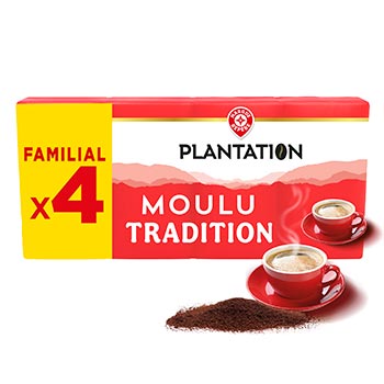 Café moulu Plantation Tradition - 4x250g