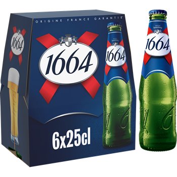 Bière blonde 1664 5,5° - 6x25cl