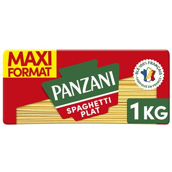 Pâtes Spaghetti plat Panzani 1kg