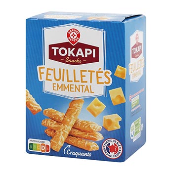 Feuilletés Tokapi Emmental - 85g