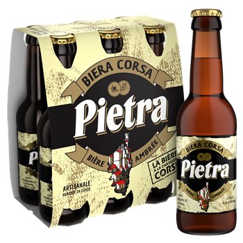 Bière ambrée corse Pietra 6° - 6x25cl