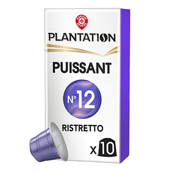 Capsules café Plantation Ristretto n°12 - x10 - 52g