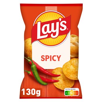 Chips Lay's Saveur spicy - 130g