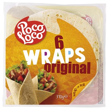 Tortillas wrap Poco Loco 25cmx6 - 370g