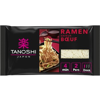 Ramen Tanoshi saveur boeuf nouilles japonaises - 360g