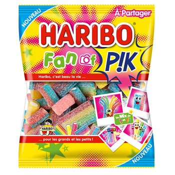 Fan of Pik Haribo Sachet bonbons acidulés - 200g