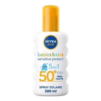Crème Solaire Spray Nivea Sun FPS 50+ Bébé et Enfant - 200ml