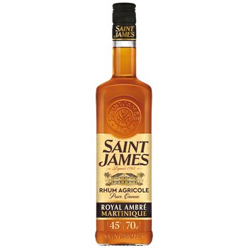 Rhum ambré Saint James 45%vol - 70cl