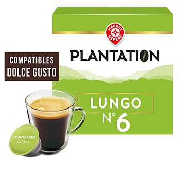 Capsules café Plantation Lungo n°6 - x16 - 99.2g