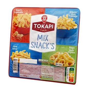 Snacks Tokapi 4 saveurs - 100g