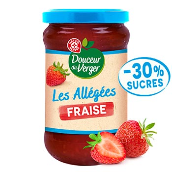 Confiture Douceur du Verger Fraises - 340g