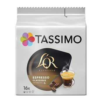 Café dosettes Tassimo L'Or Espresso Classique x16
